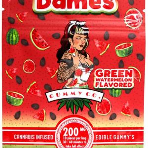 Dames Gummy Co. - Green Watermelon 200mg THC