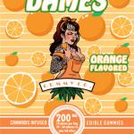 Dames Gummy Co. - Orange 200mg THC