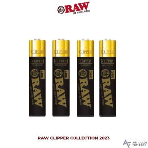 Clipper Raw Lighter Black & Gold