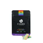 Faded Cannabis Edibles - 180mg Rainbow Sherbet Belts