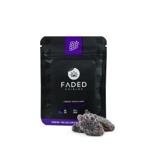 Faded Cannabis Edibles - 180mg Grape Crush Gummies