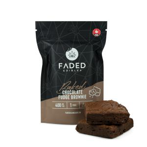 FADED CANNABIS CO - THC - BAKED CHOCOLATE FUDGE BROWNIE (400MG)