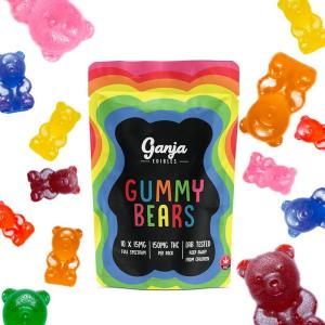 Ganja Edibles - Gummy Bears – 150mg THC