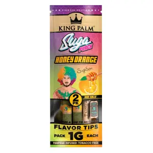 King Palms - 2 Slim Rolls Suga Honey Orange
