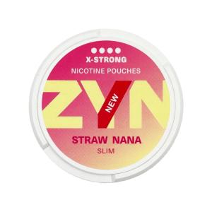ZYN POUCHES SLIM 12MG - STRAW NANA