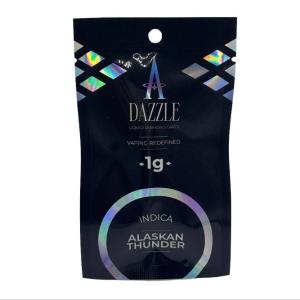 DAZZLE THC Vape Cartridges 1000mg - Alaskan Thunder (Indica)