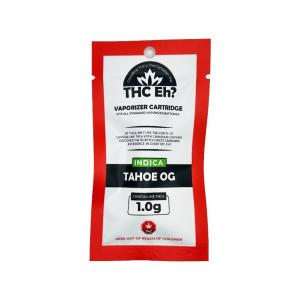 THC EH? THC Vape Cartridges 1000mg - Tahoe OG (Indica)