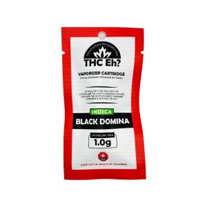 THC EH? THC Vape Cartridges 1000mg - Black Domina (Indica)