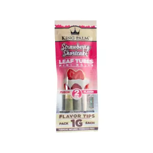 King Palms - 2 Slim Rolls Strawberry Shortcake