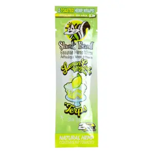Skunk Brand Terp Enhanced Hemp Wraps - Lemon Cake