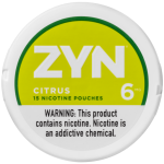 ZYN POUCHES - 6MG - CITRUS