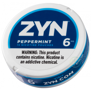 ZYN POUCHES - 6MG - PEPPERMINT